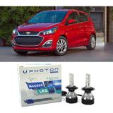 Photon Chevrolet Spark Uzun + Kısa Far Ampulü H4 Access Yeni Seri Beyaz 2016-2021 - 00-Beyaz