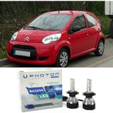 Photon Citroen C1 LED Xenon Uzun + Kısa Far Ampulü H4 Access Yeni Seri Beyaz - 00-Beyaz