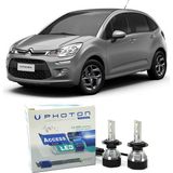 Photon Citroen C3 LED Xenon Kısa Far Ampulü H7 Access Yeni Seri Beyaz 2002 - 2016 - 00-Beyaz
