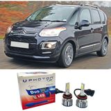 Photon Citroen C3 Picasso LED Xenon Kısa Far Ampulü H7 Duo Yeni Seri Beyaz 2009 - 2017