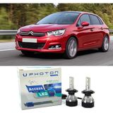 Photon Citroen C4 LED Xenon Kısa Far Ampulü H7 Access Yeni Seri Beyaz 2012-2017 - 00-Beyaz