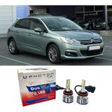 Photon Citroen C4 LED Xenon Uzun Far Ampulü H1 Duo Yeni Seri Beyaz 2004-2012