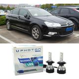 Photon Citroen C5 LED Xenon Kısa Far Ampulü H7 Access Yeni Seri Beyaz - 00-Beyaz