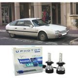 Photon Citroen Cx LED Xenon Uzun + Kısa Far Ampulü H4 Access Yeni Seri Beyaz - 00-Beyaz
