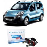 Photon Citroen Nemo LED Xenon Uzun + Kısa Far Ampulü H4 Ultimate Yeni Seri Beyaz 2007+