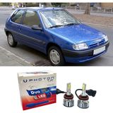 Photon Citroen Saxo Uzun + Kısa Far Ampulü H4 Duo Yeni Seri Beyaz 1996-2003