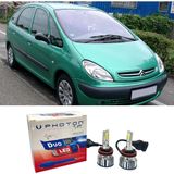 Photon Citroen Xsara Picasso Uzun + Kısa Far Ampulü H4 Duo Yeni Seri Beyaz 1999-2010