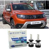 Photon Dacia Duster 2 LED Xenon Kısa Far Ampulü H7 Access Yeni Seri Beyaz 2018+ - 00-Beyaz