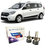 Photon Dacia Lodgy Uzun + Kısa Far Ampulü H4 Mono Yeni Seri Beyaz 2012-2021