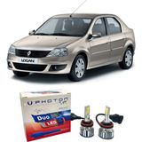 Photon Dacia Logan Uzun + Kısa Far Ampulü H4 Duo Yeni Seri Beyaz 2004-2012