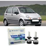 Photon Daewo Matiz LED Xenon Uzun + Kısa Far Ampulü H4 Access Yeni Seri Beyaz - 00-Beyaz
