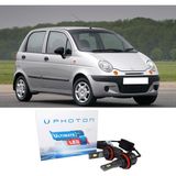 Photon Daewo Matiz LED Xenon Uzun + Kısa Far Ampulü H4 Ultimate Yeni Seri Beyaz