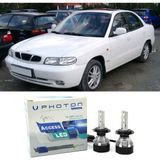 Photon Daewo Nubira LED Xenon Uzun + Kısa Far Ampulü H4 Access Yeni Seri Beyaz - 00-Beyaz