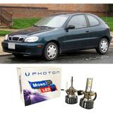 Photon Daewo Nubira LED Xenon Uzun + Kısa Far Ampulü H4 Mono Yeni Seri Beyaz