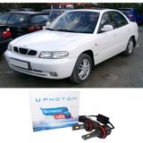 Photon Daewo Nubira LED Xenon Uzun + Kısa Far Ampulü H4 Ultimate Yeni Seri Beyaz