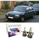 Photon Daihatsu Applause LED Xenon Uzun + Kısa Far Ampulü H4 Mono Yeni Seri Beyaz