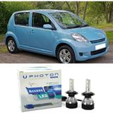 Photon Daihatsu Sirion LED Xenon Uzun + Kısa Far Ampulü H4 Access Yeni Seri Beyaz - 00-Beyaz