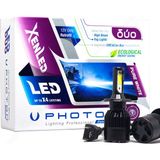 Photon Duo Serisi Led Headlight Beyaz Işık 12V Led Xenon H4 Far Ampülü