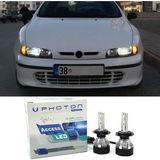 Photon Fiat Brava LED Xenon Kısa Far Ampulü H1 Access Yeni Seri Beyaz - 00-Beyaz