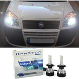 Photon Fiat Doblo D2 LED Xenon Kısa Far Ampulü H7 Access Yeni Seri Beyaz 2000-2010 - 00-Beyaz