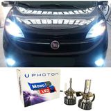 Photon Fiat Doblo D4 LED Xenon Uzun Far Ampulü H7 Mono Yeni Seri Beyaz 2015-2023