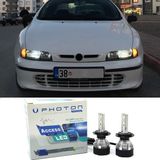 Photon Fiat Marea LED Xenon Kısa Far Ampulü H1 Access Yeni Seri Beyaz - 00-Beyaz