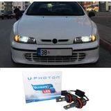 Photon Fiat Marea LED Xenon Kısa Far Ampulü H1 Ultimate 9500 Lumens Yeni Seri Beyaz