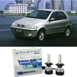 Photon Fiat Palio LED Xenon Kısa Far Ampulü H7 Access Yeni Seri Beyaz 1998-2002 - 00-Beyaz