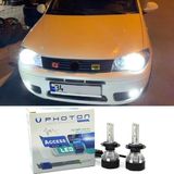 Photon Fiat Palio LED Xenon Kısa Far Ampulü H7 Access Yeni Seri Beyaz 2006-2012 - 00-Beyaz