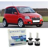 Photon Fiat Panda LED Xenon Uzun + Kısa Far Ampulü H4 Access Yeni Seri Beyaz - 00-Beyaz