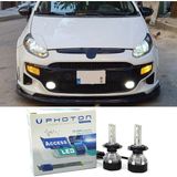 Photon Fiat Punto Evo LED Xenon Uzun + Kısa Far Ampulü H4 Access Yeni Seri Beyaz - 00-Beyaz