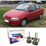 Photon Fiat Punto Grande LED Xenon Uzun + Kısa Far Ampulü H4 Mono Yeni Seri Beyaz