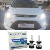 Photon Ford C-Max LED Xenon Kısa Far Ampulü H7 Access Yeni Seri Beyaz 2003-2010 - 00-Beyaz