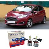 Photon Ford Fiesta Mk6 LED Xenon Uzun Far Ampulü H1 Duo Yeni Seri Beyaz 2008-2017