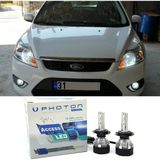 Photon Ford Focus 2 LED Xenon Sis Farı Ampulü H11 Access Yeni Seri Beyaz 2004-2008 - 00-Beyaz