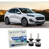 Photon Ford Kuga 3 LED Xenon Uzun Far Ampulü H9 Access Yeni Seri Beyaz 2020+ - 00-Beyaz