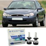 Photon Ford Mondeo Mk2 LED Xenon Kısa Far Ampulü H7 Access Yeni Seri Beyaz 1996-2000 - 00-Beyaz
