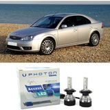 Photon Ford Mondeo Mk3 LED Xenon Kısa Far Ampulü H7 Access Yeni Seri Beyaz 2006-2014 - 00-Beyaz