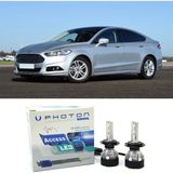 Photon Ford Mondeo Mk4 LED Xenon Sis Farı Ampulü H8 Access Yeni Seri Beyaz 2015-2021 - 00-Beyaz