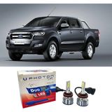 Photon Ford Ranger LED Xenon Kısa Far Ampulü H11 Duo Yeni Seri Beyaz 2012-2018