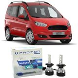Photon Ford Tourneo Courier LED Xenon Kısa Far Ampulü H7 Access Yeni Seri Beyaz - 00-Beyaz