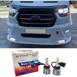 Photon Ford Transit LED Xenon Kısa Far Ampulü H11 Duo Yeni Seri Beyaz 2013+