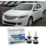 Photon Honda Accord LED Xenon Uzun Far Ampulü H1 Access Yeni Seri Beyaz 2003-2009 - 00-Beyaz