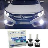 Photon Honda Civic Fc5 LED Xenon Kısa Far Ampulü H11 Access Yeni Seri Beyaz - 00-Beyaz