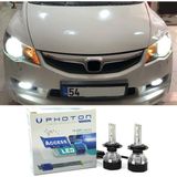 Photon Honda Civic Fd6 LED Xenon Kısa Far Ampulü Hb4 Access Yeni Seri Beyaz 2006-2012 - 00-Beyaz