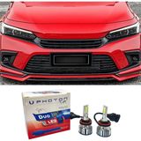 Photon Honda Civic Fe LED Xenon Uzun Far Ampulü Hb3 9005 Duo Yeni Seri Beyaz