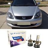 Photon Honda Civic Hb LED Xenon Kısa Far Ampulü H1 Mono Yeni Seri Beyaz 2004-2006