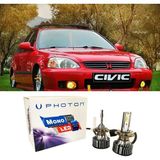 Photon Honda Civic Ies LED Xenon Sis Far Ampulü H3 Mono Yeni Seri Beyaz 1996-2004
