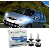Photon Honda Jazz LED Xenon Uzun + Kısa Far Ampulü H4 Access Yeni Seri Beyaz - 00-Beyaz