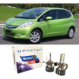 Photon Honda Jazz Uzun + Kısa Far Ampulü H4 Mono Yeni Seri Beyaz 2008-2015
